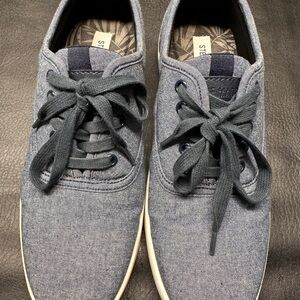 Steve Madden Men’s Blue Canvas Fashion Sneakers